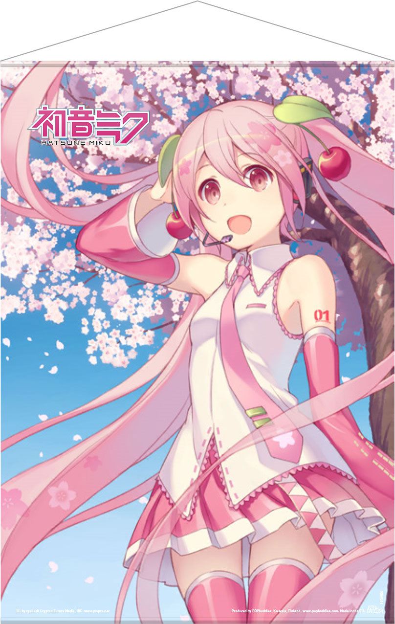Hatsune Miku Wallscroll Cherry Blossom