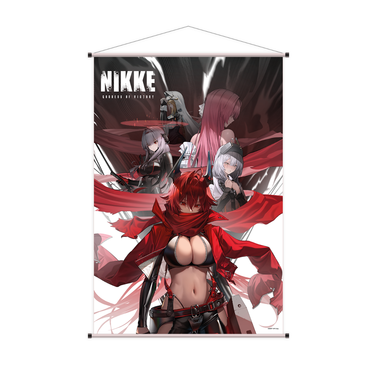 (Vorbestellung) NIKKE: Goddess of Victory - Red Hood, Snow White, Scarlet, Dorothy & Rapunzel - Wallscroll