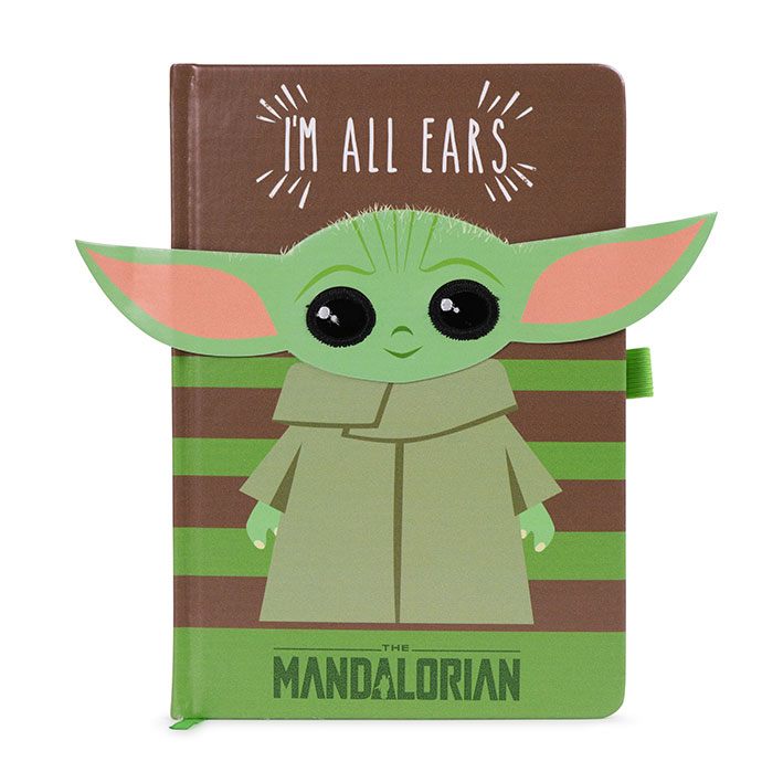 Star Wars The Mandalorian Premium Notizbuch A5 I'm All Ears Green