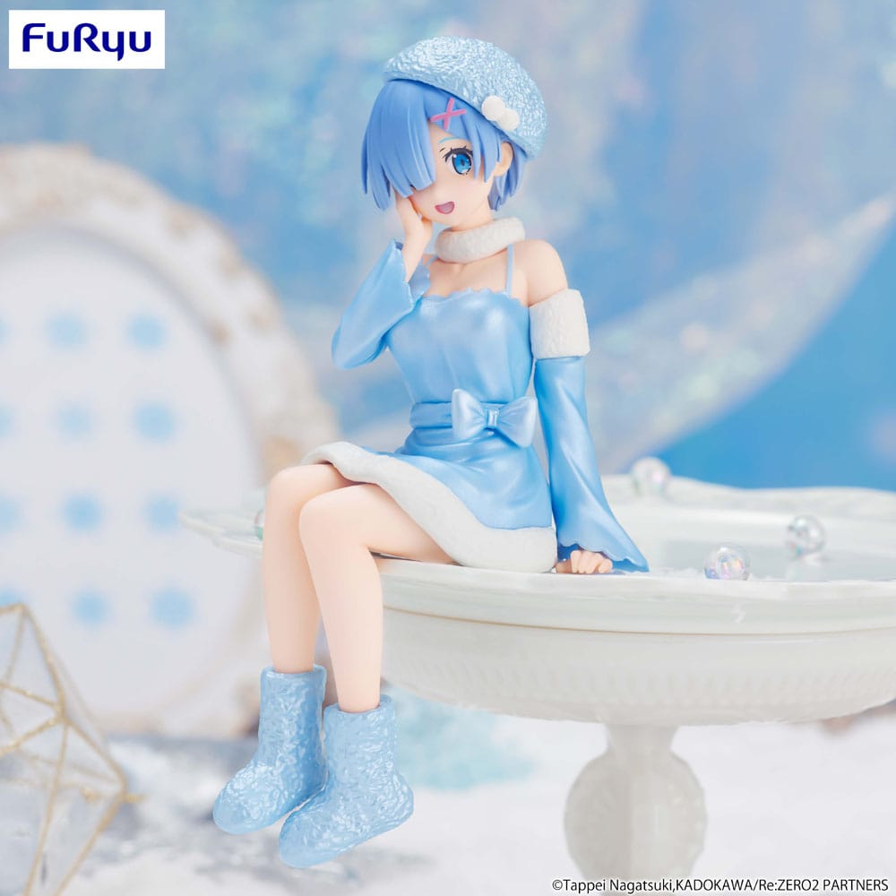 Re:Zero Starting Life in Another World Noodle Stopper Rem Snow Princess Pearl Color Ver. 