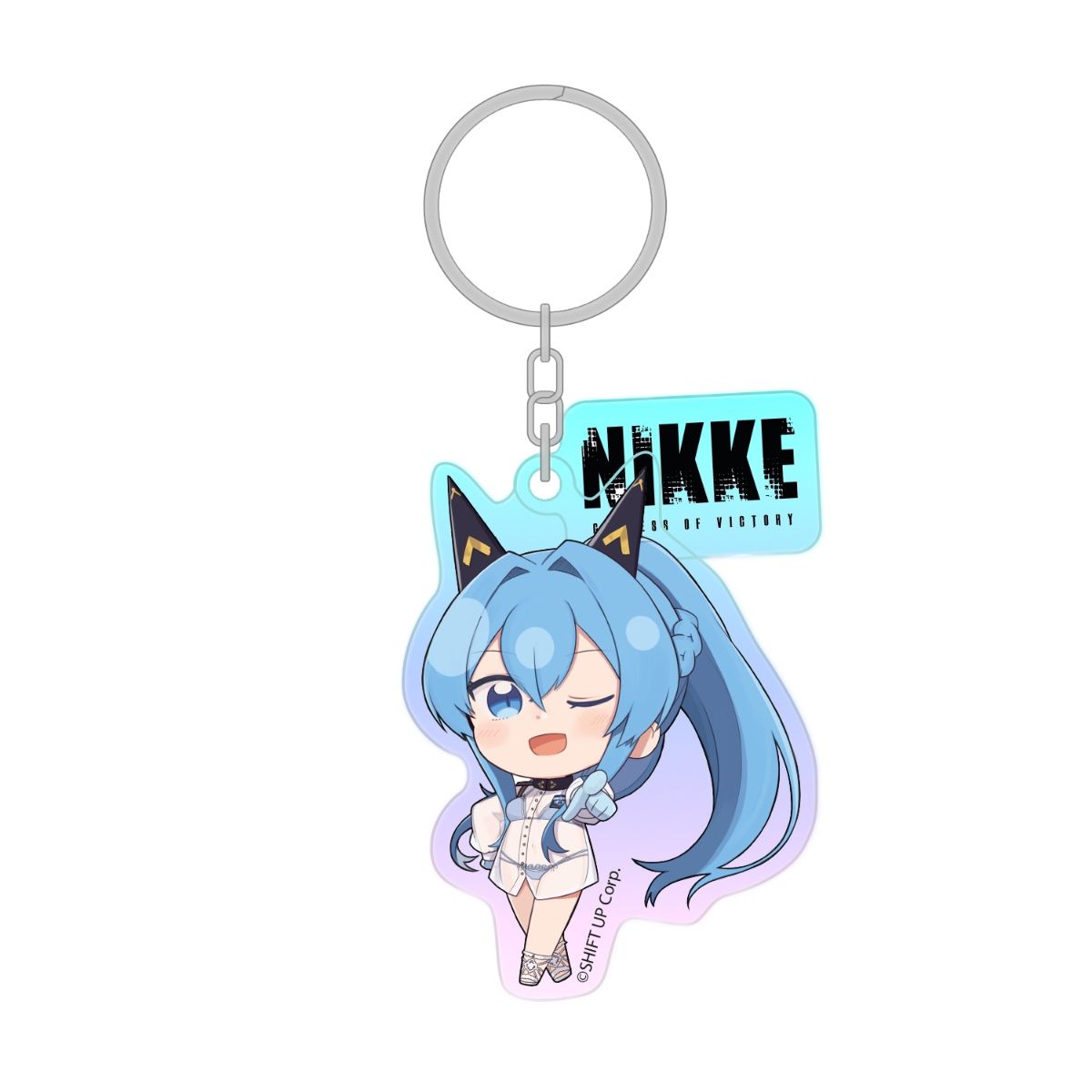 Goddess of Victory: NIKKE - Holographic Acrylic Keychain - Helm