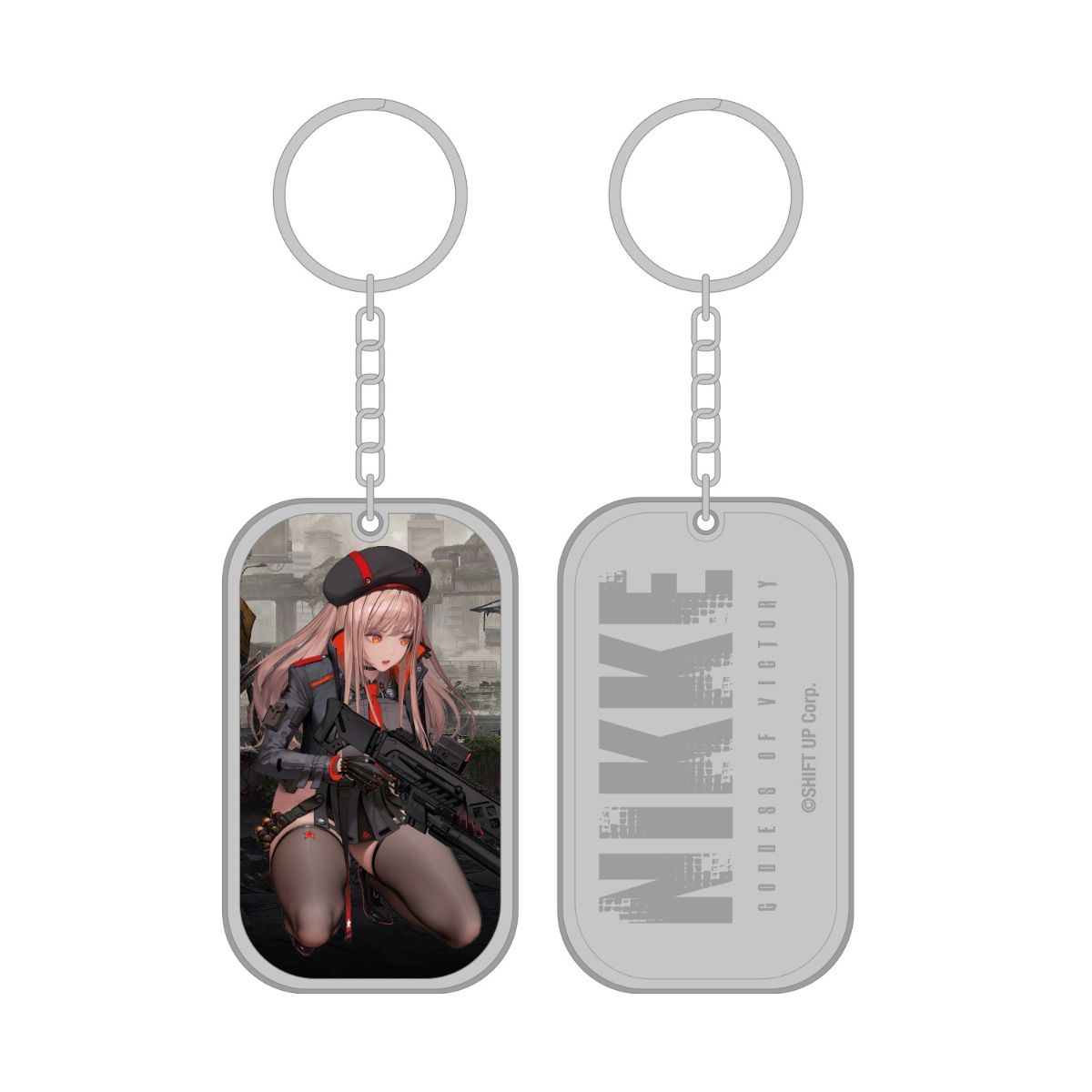 (Vorbestellung) Goddess of Victory: NIKKE - Metal Keychain - Rapi
